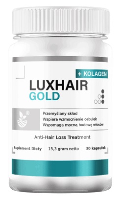 LuxHair Gold kapsułki na porost włosów