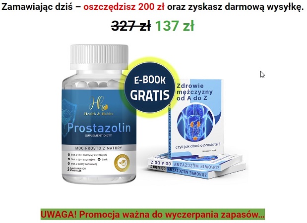 Prostazolin - Cena